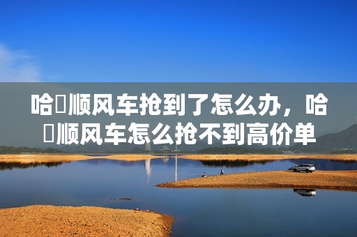 哈啰顺风车抢到了怎么办，哈啰顺风车怎么抢不到高价单