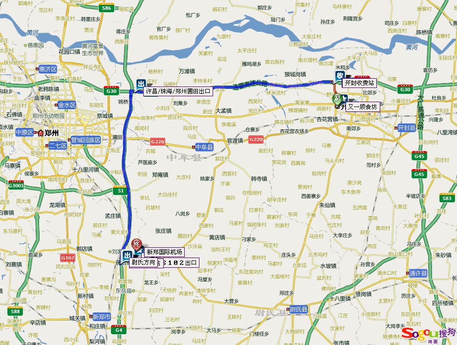 郑州新郑机场到开封咯情滴滴搭车，从新郑机场到开封乘坐什么交通工具